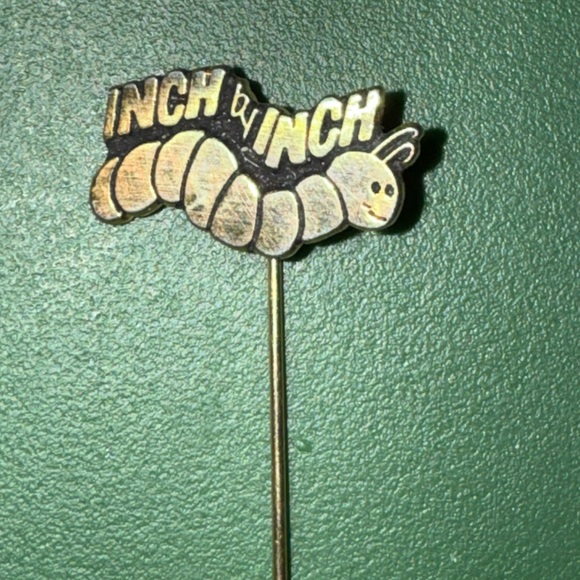 Gold Inch by Inch Stick Pin - Picture 2 of 3